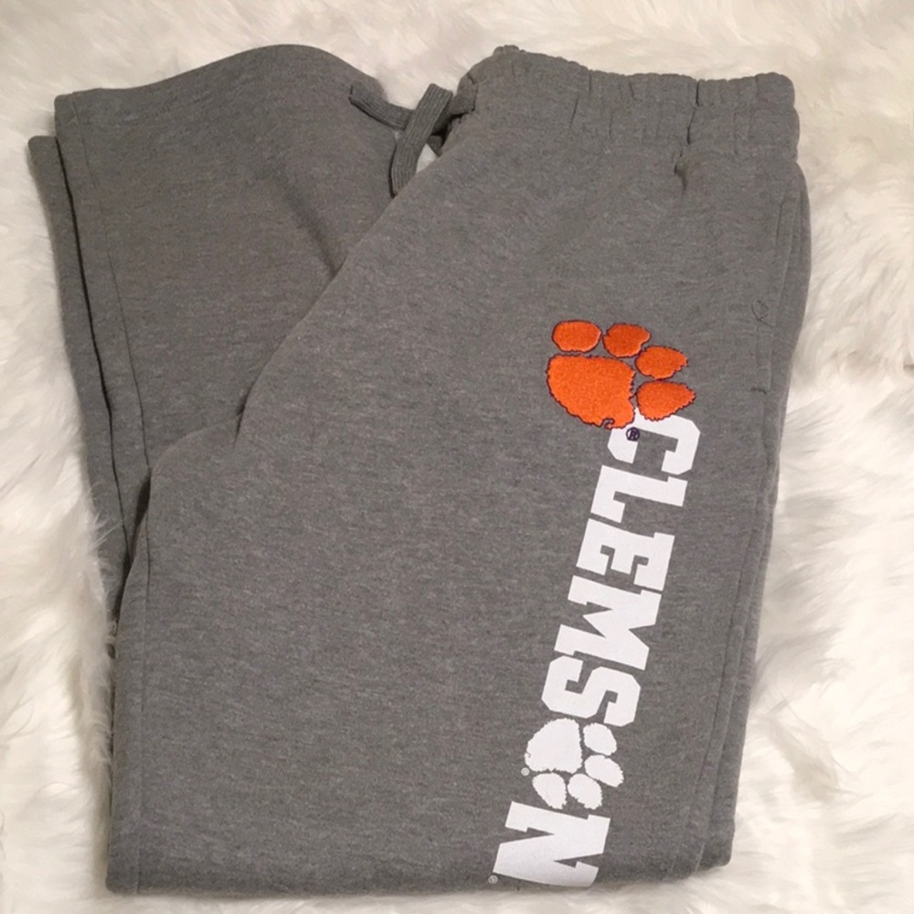 💚 20% OFF Clemson sweatpants track pants LOUNGERS